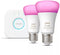 Philips Hue - Starter Kit - 2x E27 slimme lampen met kleur en ambiance (2 stuks)