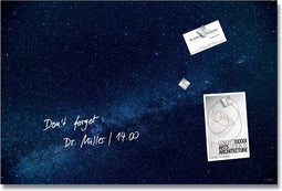 Sigel glasmagneetbord - Artverum - 60x40cm - Galaxy blauw - SI-GL283