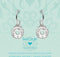 Heart to Get 925 Sterling Zilveren Oorringen - Bohemian Coin Heart - Zilver