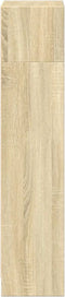 vidaXL - Boekenkast - 40x24x109 - cm - bewerkt - hout - sonoma - eikenkleurig