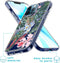 iMoshion Hoesje Geschikt voor iPhone 12 Pro / 12 Hoesje Siliconen - iMoshion Design hoesje - Groen / Roze / Tropical Jungle