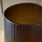 Riviera Maison Windlicht Bruin - Leighton Gekleurd Glas - Glas - (ØxH) 35x53