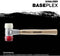 Halder baseplex hamer - nylon/celluloseacetaat - hout - 360gr - 30mm