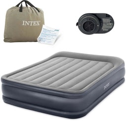 Intex Queen Deluxe Pillow Rest Luchtbed met ingebouwde pomp - 203x152x42 cm