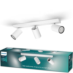 Philips Kosipo - Opbouwspot - 3-lichts draaibaar - Wit