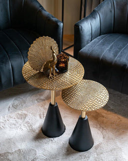 Richmond Interiors Bijzettafel Cobra 40Ø (Gold)