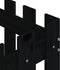 vidaXL - Plantenbak - met - hekontwerp - 50x50x50 - cm - massief - grenenhout - zwart