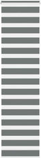 vidaXL - Zebra - rolgordijn - 70x200 - cm - stofbreedte - 65,9 - cm - donkergrijs
