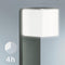 Steinel GL 80 LED iHF Cubo - Sensor Buitenlamp - 582 Lumen 3000 Kelvin - Antraciet