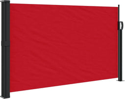 vidaXL - Windscherm - uittrekbaar - 120x500 - cm - rood