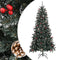 vidaXL - Kunstkerstboom - met - standaard - 240 - cm - PVC - groen