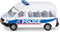 Siku Mercedes Benz Sprinter Police 8,2 Cm Staal Wit (0806001)