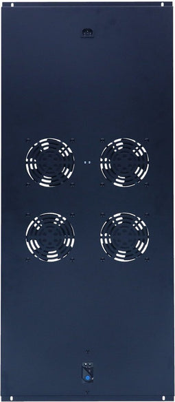 DSIT Fan-pakket met 4 ventilatoren en thermostaat geschikt voor 1200mm diepe serverkasten - serverbehuizing - serverrack