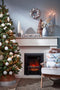 House of Seasons Kerstboomrok - H26 x Ø58 cm - Zeegras - Zilver