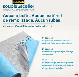 Scotch verpakkingsrol Flex & Seal - ft 38 cm x 6 m Adveo