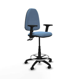 Piqueras y Crespo B2D01RP - Bureaustoel - Hoogteverstelbaar met armleuning - Hemelsblauw