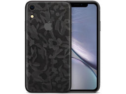 dskinz Back Skin Sticker Geschikt voor Apple iPhone Xr - Camo Black