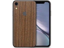 dskinz Back Skin Sticker Geschikt voor Apple iPhone Xr - Zebrawood