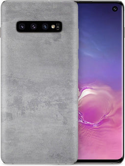 dskinz Back Skin Sticker Geschikt voor Samsung Galaxy S10 - Concrete
