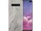 dskinz Telefoonsticker Back Skin for Samsung Galaxy S10 White Marble
