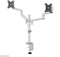 Neomounts DS60-425WH2 - Bureausteun voor 2 schermen tot 27