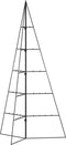 vidaXL - Kerstdecoratie - kerstboom - 100 - cm - metaal - zwart