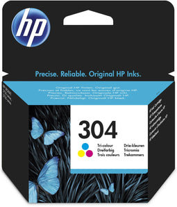 HP 304 - Inktcartridge - Origineel - Drie-kleuren (Cyaan Geel Magenta)