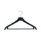 Klika - Hanger zwart NF44 met broeklat 44cm - 2 stuks