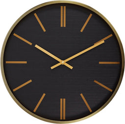 D - Light & Living - Klok EMPORIO - 40x6x40cm - Zwart