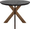 Richmond Interiors Eettafel Blackbone brass ovaal 230 (Black rustic)