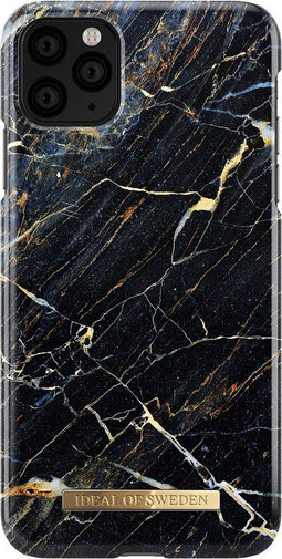 Ideal of Sweden - iPhone 11 Pro Max - Fashion Case Port Laurent Marble - Zwart Goud