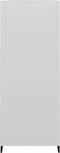 vidaXL - Dressoir - 69,5x32,5x90 - cm - bewerkt - hout - hoogglans - wit