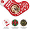 Kerstsok santa's favourite cat ruit groen / rood / wit