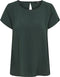 ONLY ONLFIRST ONE LIFE SS SOLID TOP NOOS WVN - Korte mouwen - Knoopsluiting - Groen (34)