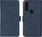 iMoshion Hoesje Geschikt voor Motorola One Action Hoesje Met Pasjeshouder - iMoshion Luxe Bookcase - Donkerblauw