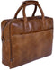 DSTRCT Fletcher Street Aktetas - 17 inch laptoptas - Cognac