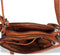DSTRCT Kleine Crossbodytas / Schoudertas Dames - Leer - Harrington Road - Cognac