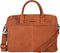 DSTRCT Wall Street 2 Vaks Leren Laptoptas - 15,6 inch - Cognac