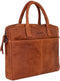 DSTRCT Wall Street Leren Laptoptas - 15,4 inch - Cognac