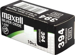 Maxell 18289600 - Horloge batterij SR936SW 394 - Zilver oxide (10 stuks)
