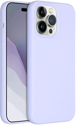 Accezz iPhone 14 Pro Max - Liquid Silicone Backcover - Schokabsorberend - Paars
