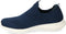 Skechers Ultra Flex - First Take - Dames Sock Sneakers - Air-Cooled Memory Foam - Navy - Maat 41