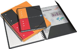 Spiraalblok Oxford International Meetingbook A5+ lijn - 5 stuks