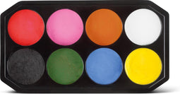 Snazaroo Schmink Jumbo Palet - Professionele schminkset 8 kleuren - 18 ml (set van 8)