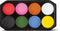 Snazaroo Schmink Jumbo Palet - Professionele schminkset 8 kleuren - 18 ml (set van 8)