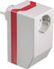 Strapubox SG 1022 Stekkerbehuizing 121 x 66 x 55 Kunststof Grijs 1 stuk(s)