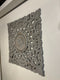 Wanddecoratie houten - wandpaneel handgemaakt - brown grey 90 cm