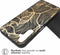 iMoshion Hoesje Geschikt voor Samsung Galaxy A14 (5G) / A14 (4G) Hoesje Siliconen - iMoshion Design hoesje - Zwart / Golden Leaves