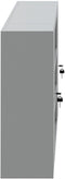 vidaXL - Wandgemonteerde - Gereedschapskast - met - Bord - zwart - 150x20x55 - cm - Staal