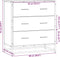 vidaXL - Dressoir - 68x35x76 - cm - bewerkt - hout - en - metaal - sonoma - eikenkleur